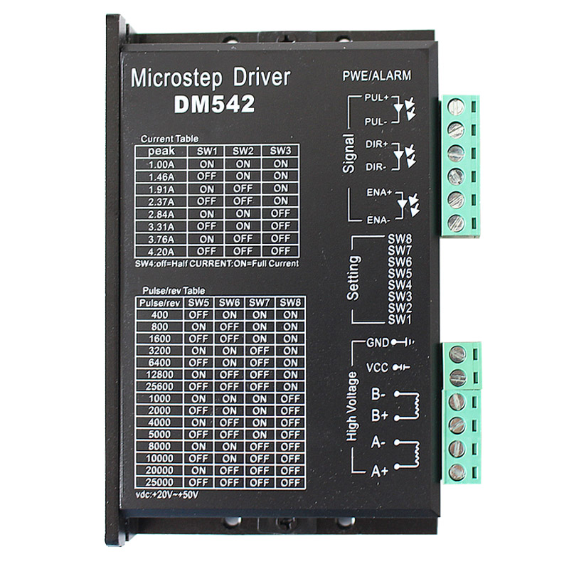 DSP數(shù)字式57 86步進電機驅(qū)動器 128細分替代M542/2M542   DM542標準版  高壓版